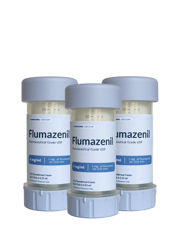Pharmaceutical Grade Flumezenil Cream (4 mg/ml) Buy 3 Save 15 %